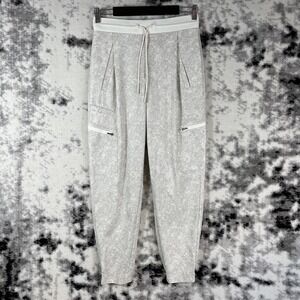 Athleta Venture Printed Pant Womens‎ Size 0 Performance Stretch Tapered Leg